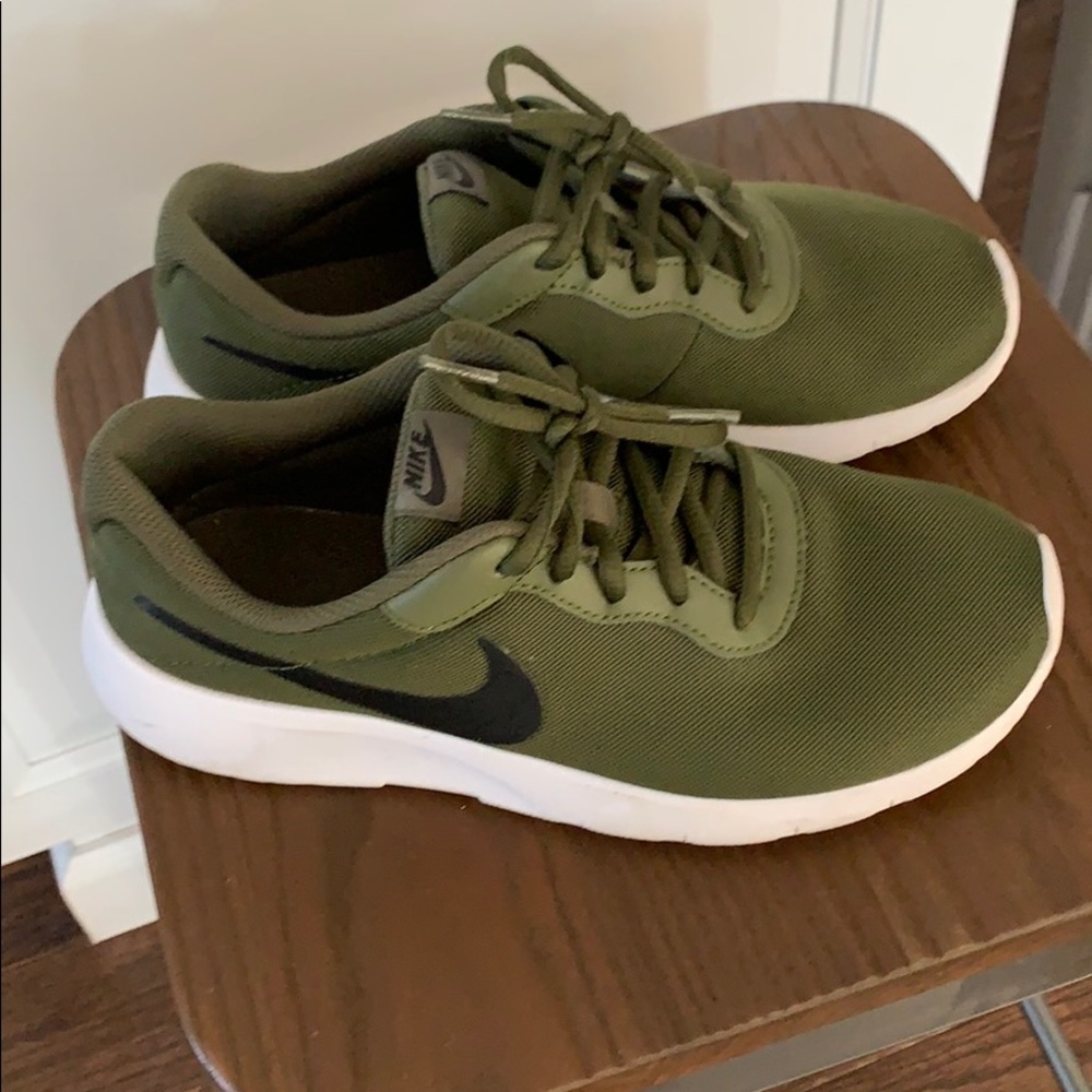 Nike Army Green Youth Sneakers!